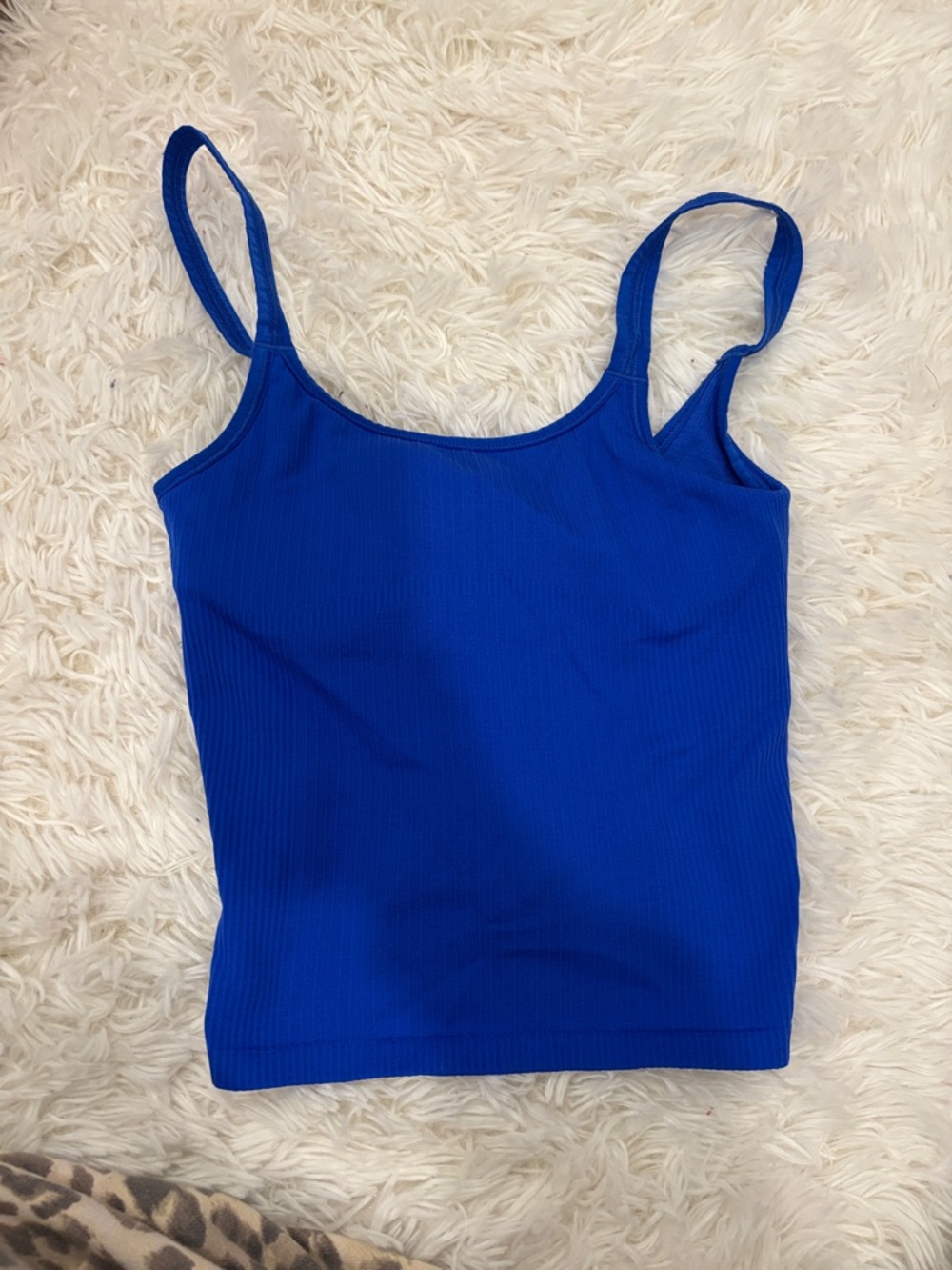 lululemon athletica Royal Blue Ribbed Camisole